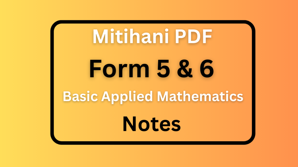A-Level Basic Applied Mathematics