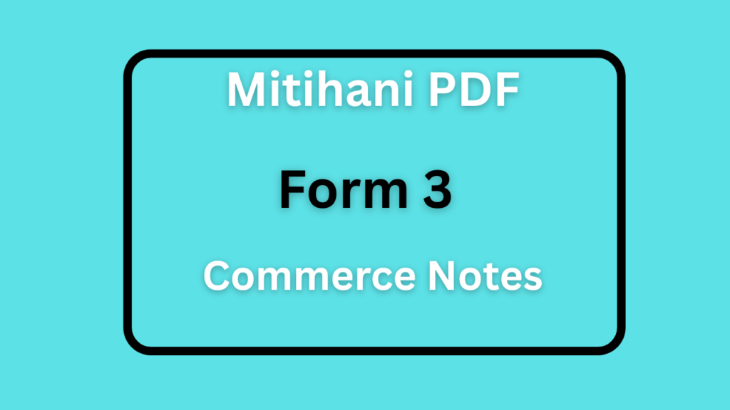 Form Three Commerce Notes