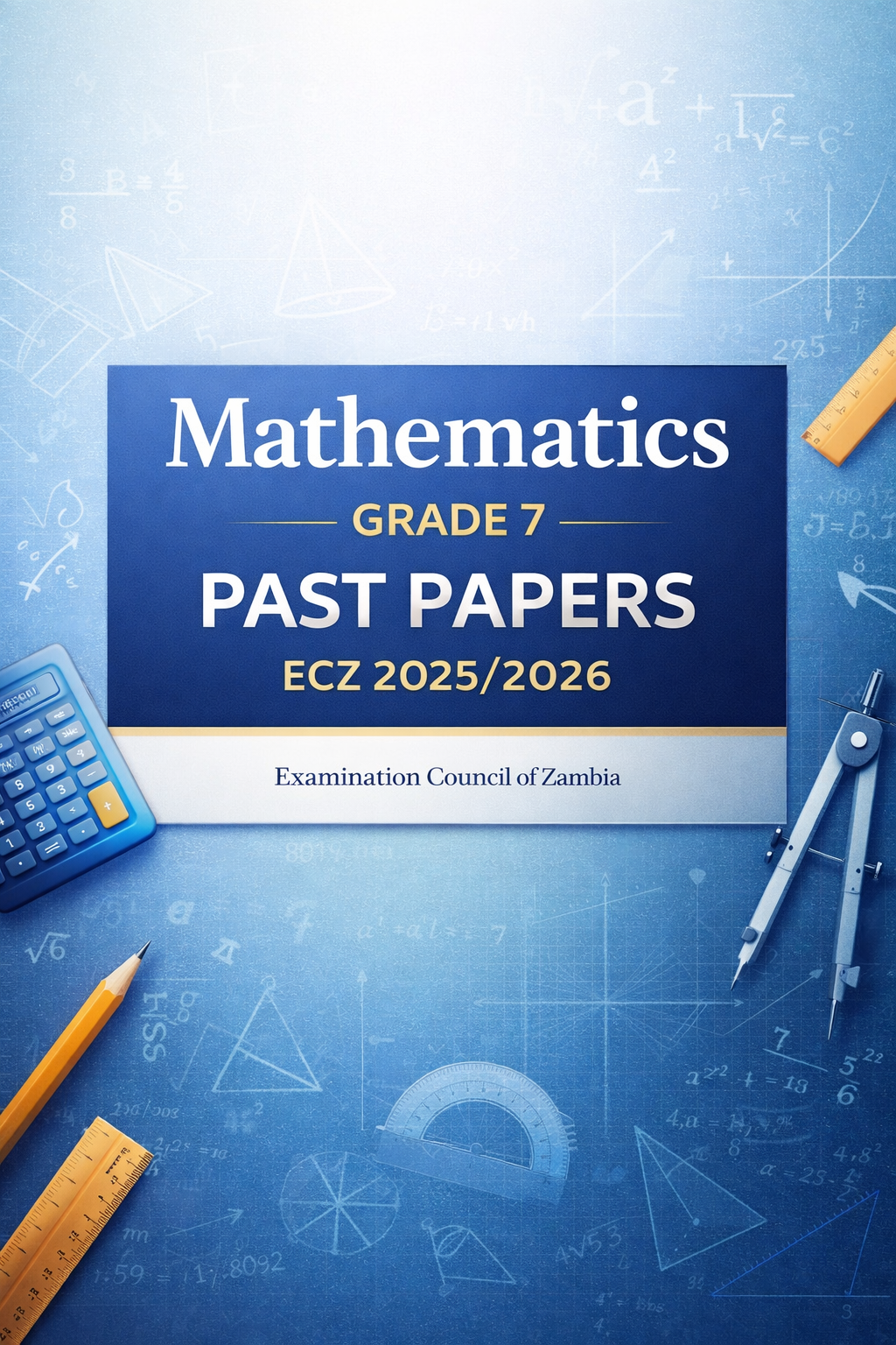 Mathematics Grade 7 Past Papers ECZ 2025/2026 Mathematics Grade 7 Past Papers ECZ 2025/2026