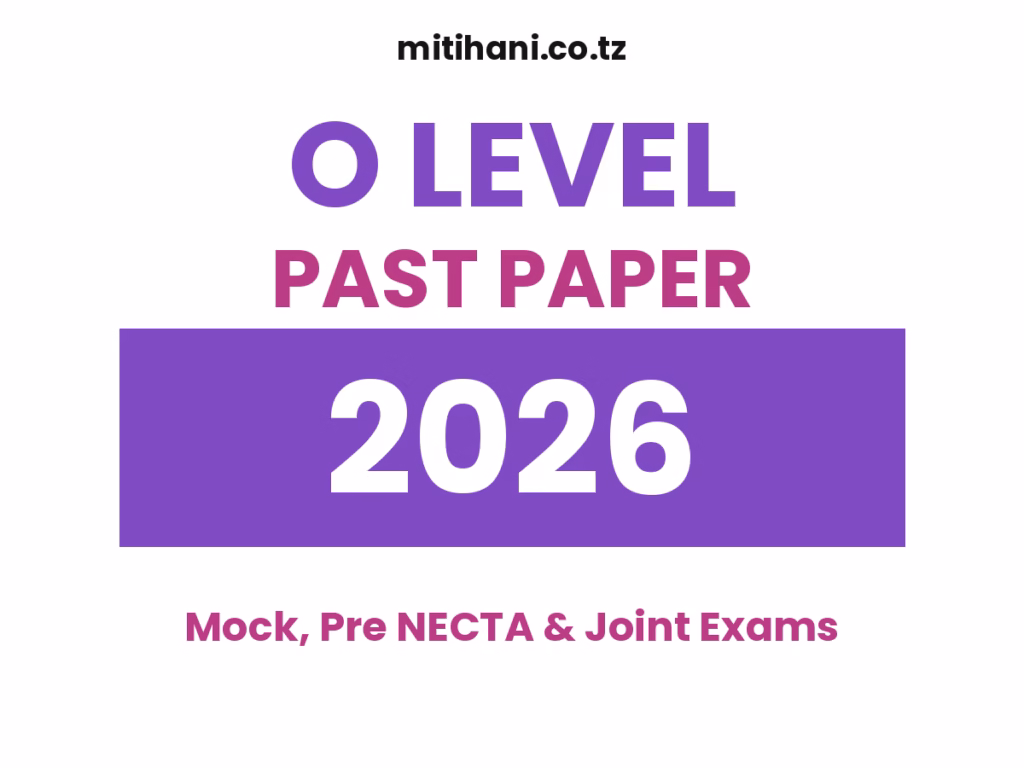 Form Four Lindi Pre NECTA Examination With Marking Schemes,2026